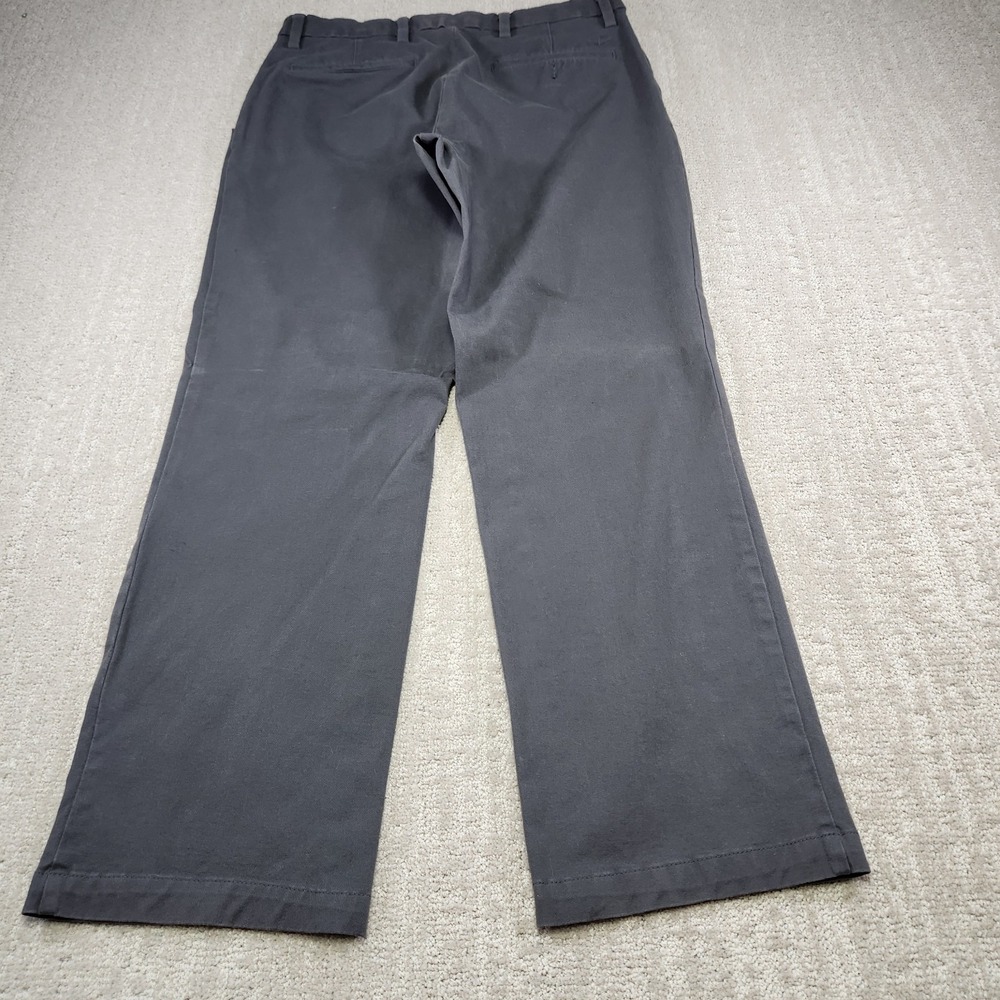 Dockers Pants Men 32x30 Gray Straight Fit Chino Elastic Waist Stretch - Picture 11 of 12